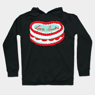 Love sucks valentine's day cake Hoodie